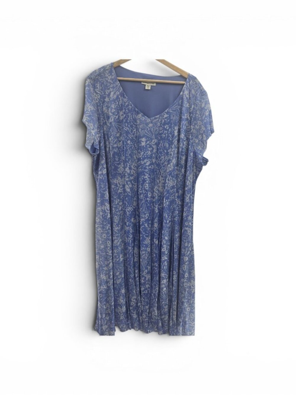 Coldwater Creek Blue White Midi Dress Size 3x/24